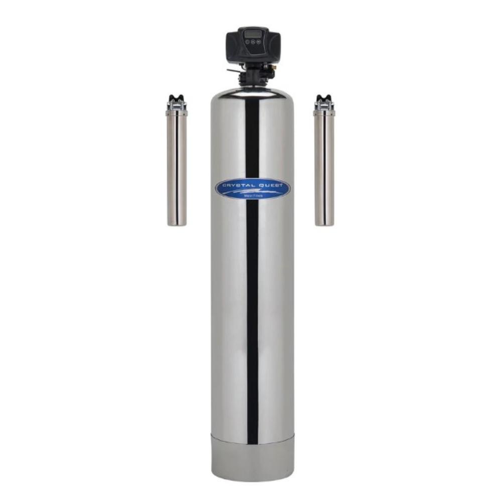 Crystal Quest Acid Neutralizing Whole House Water Filter Standalone Stainless Steel
