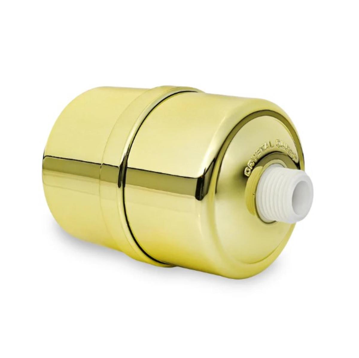 Crystal Quest Shower Head Filter Gold Without Shower Head