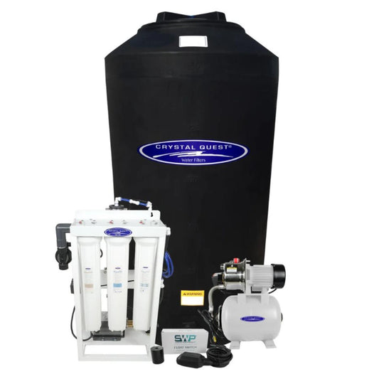 Crystal Quest 300 GPD Whole House Reverse Osmosis System with 165 Gallon Water Tank