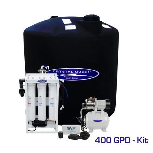 Crystal Quest 400 GPD Whole House Reverse Osmosis System with 220 Gallon Water Tank