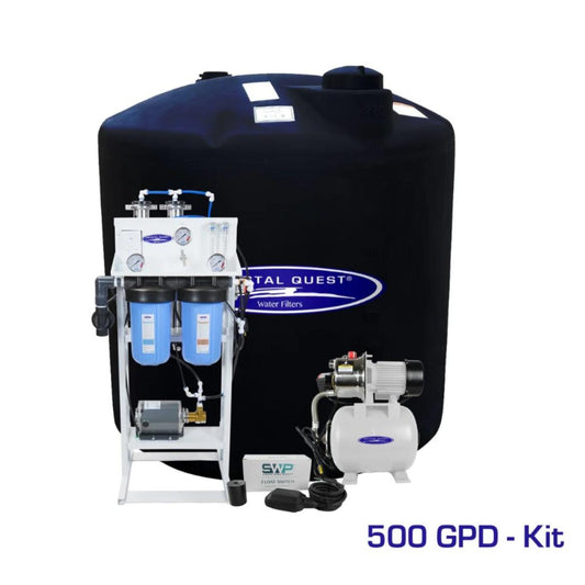 Crystal Quest 500 GPD Whole House Reverse Osmosis System with 220 Gallon Water Tank