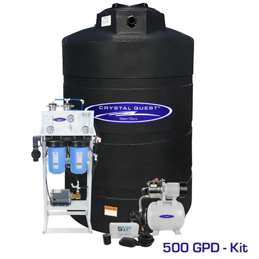 Crystal Quest 500 GPD Whole House Reverse Osmosis System with 500 Gallon Water Tank