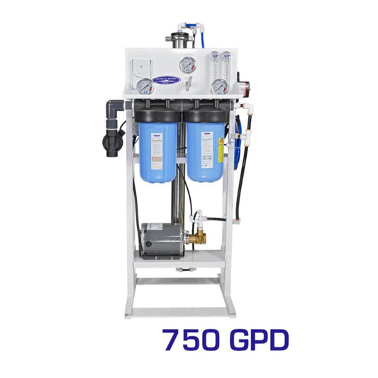 Crystal Quest 750 GPD Whole House Reverse Osmosis System, Space Saving, 3-Stage Filter