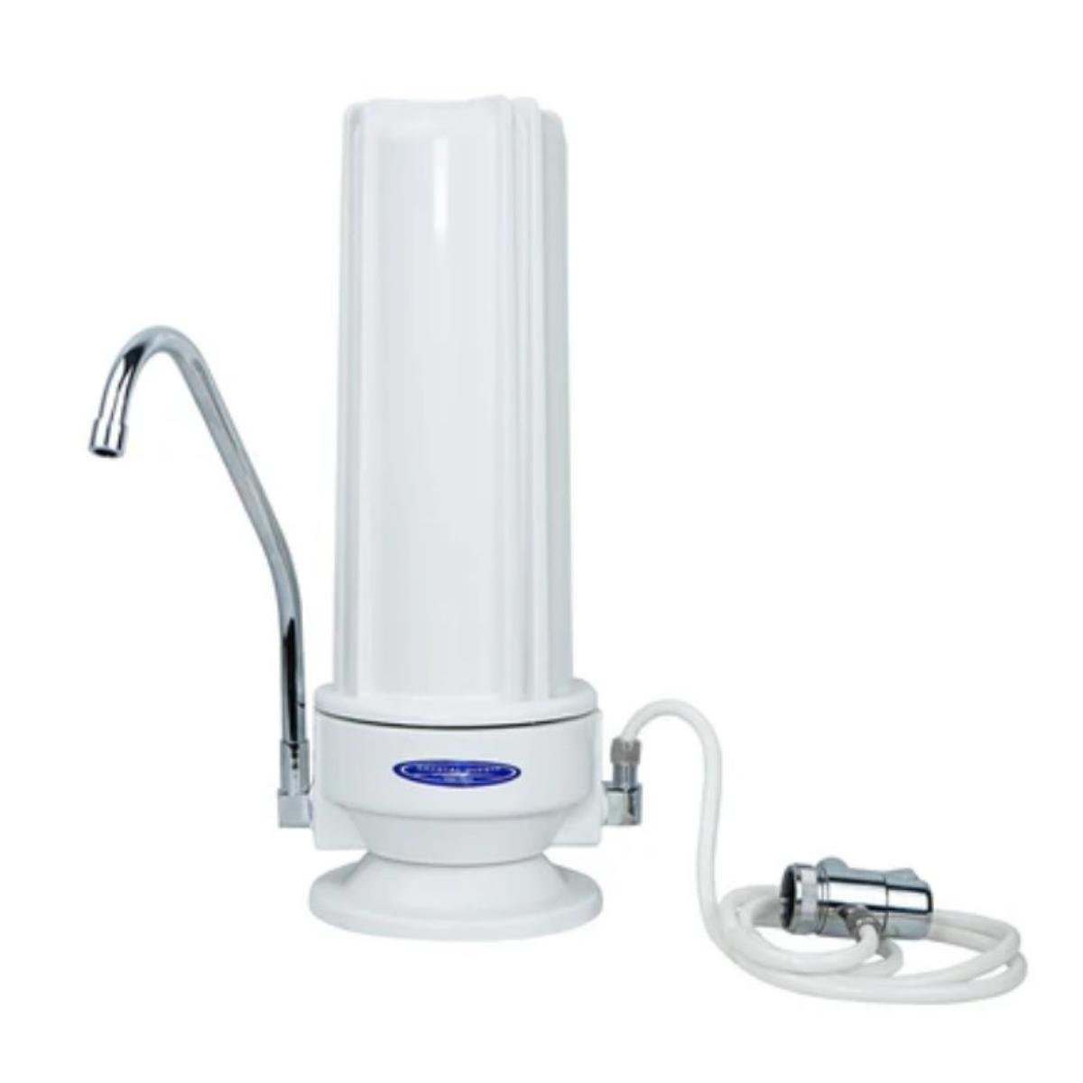 Crystal Quest Fluoride Countertop Water Filter Single Plastic (Polypropylene)