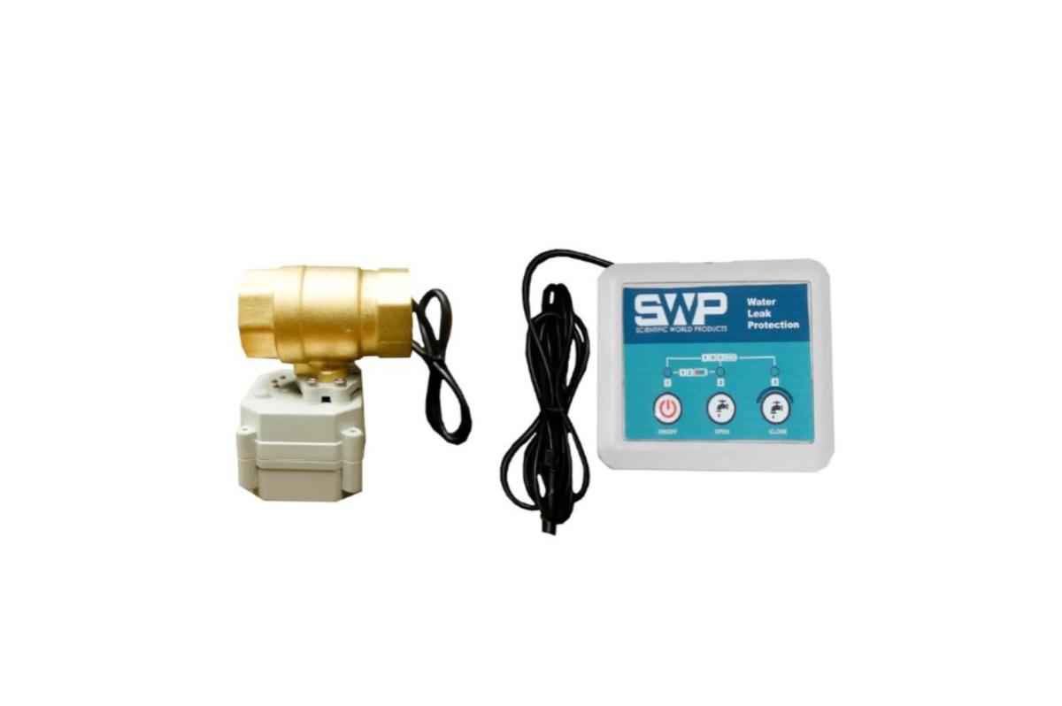 SWP water valve protector with brass valve and control panel 