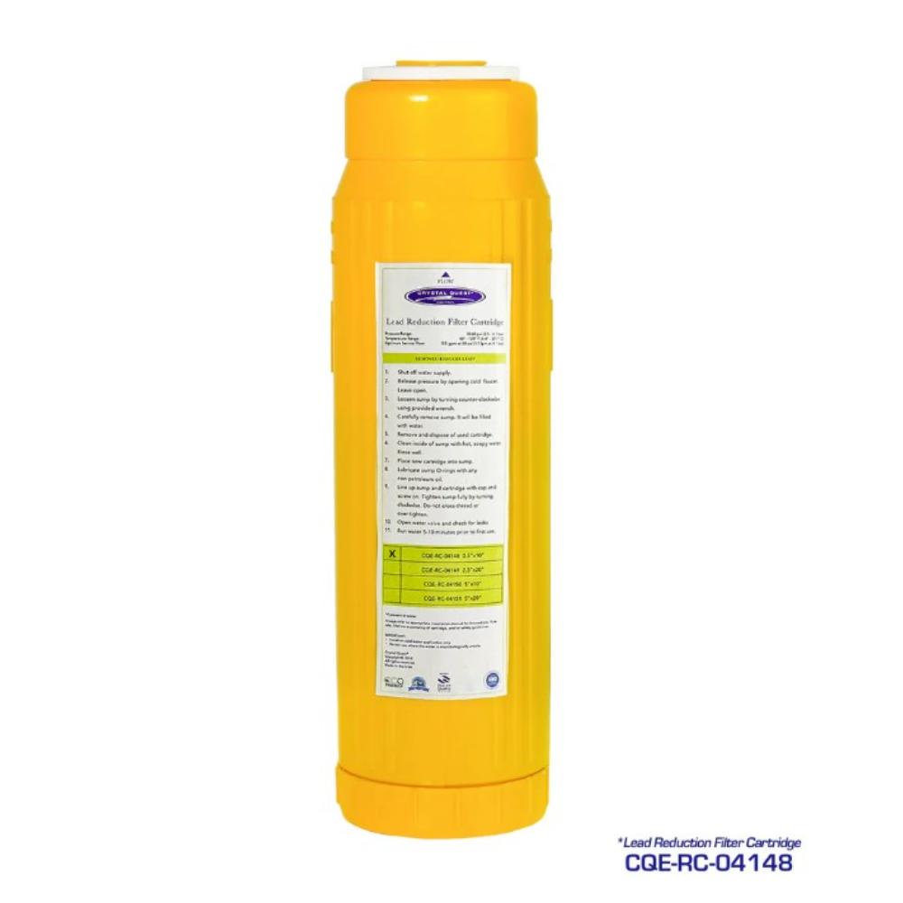 Crystal Quest Lead Filter Cartridge | 2-7/8” x 9-3/4”