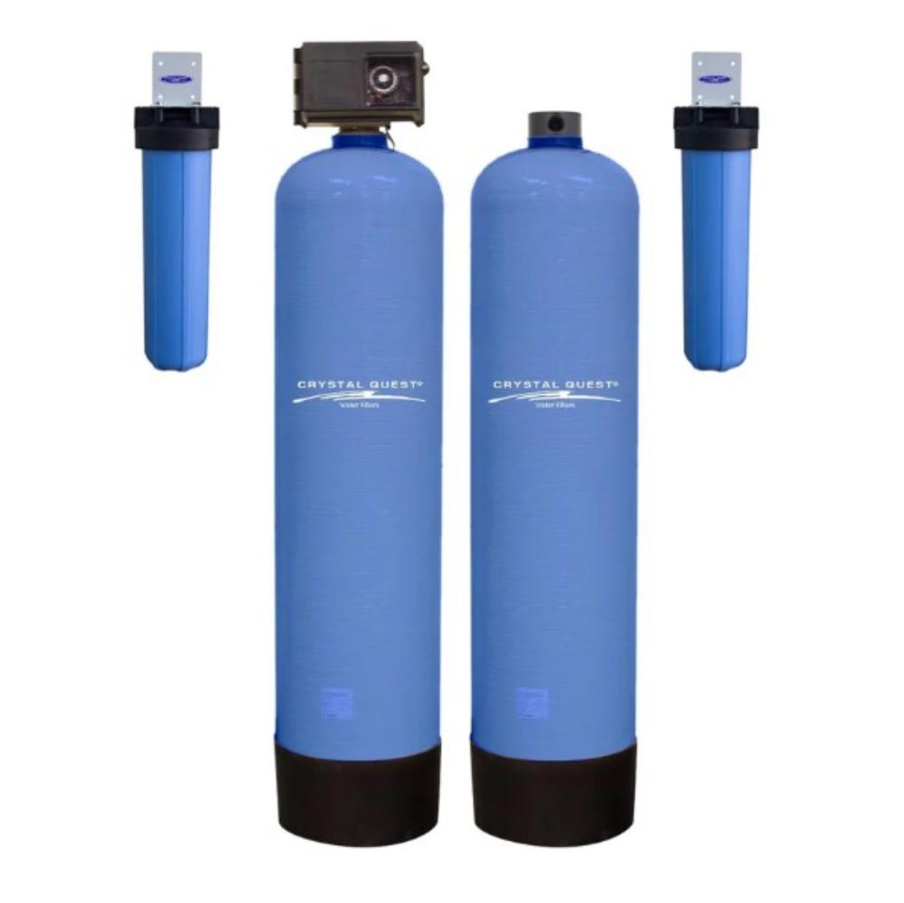 Crystal Quest High Flow Whole House Water Filter With Anti-scale 20 GPM (4+ Bathrooms) SMART
