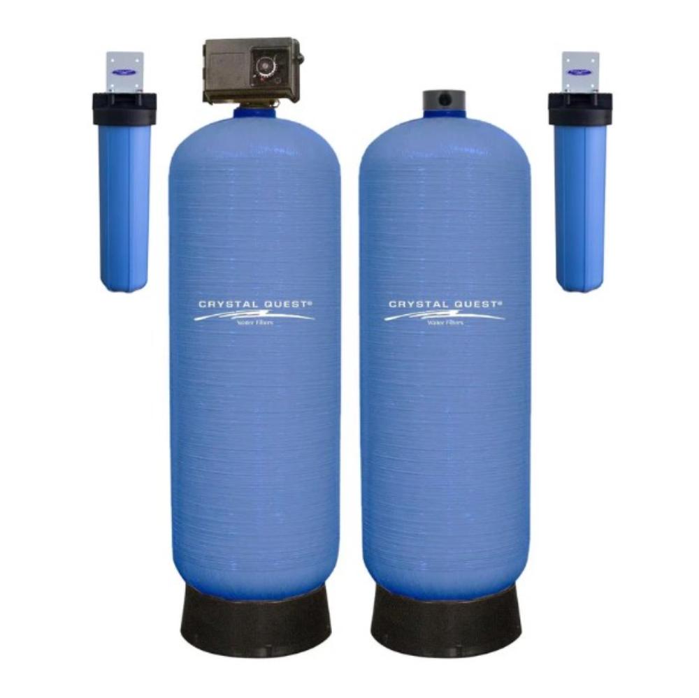 Crystal Quest High Flow Whole House Water Filter With Anti-scale 35 GPM (6+ Bathrooms) SMART