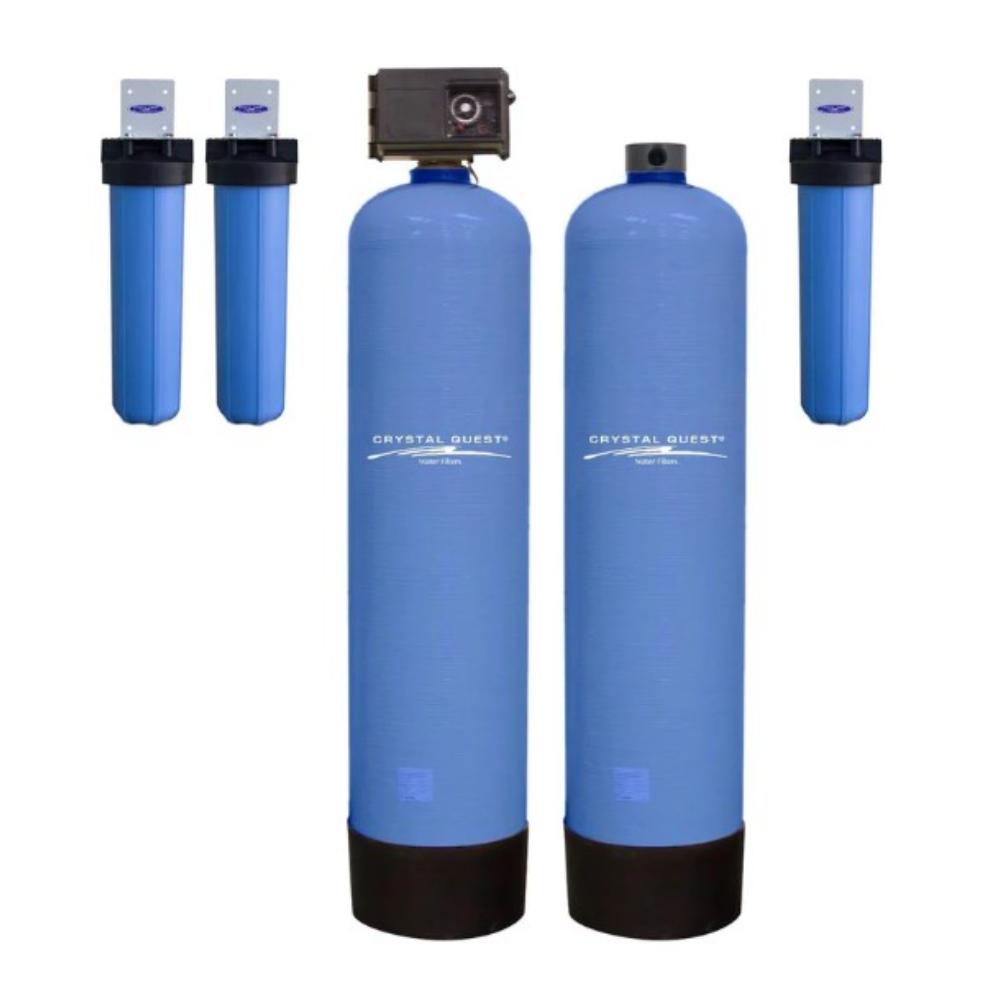 Crystal Quest High Flow Whole House Water Filter With Anti-scale 20 GPM (4+ Bathrooms) Eagle