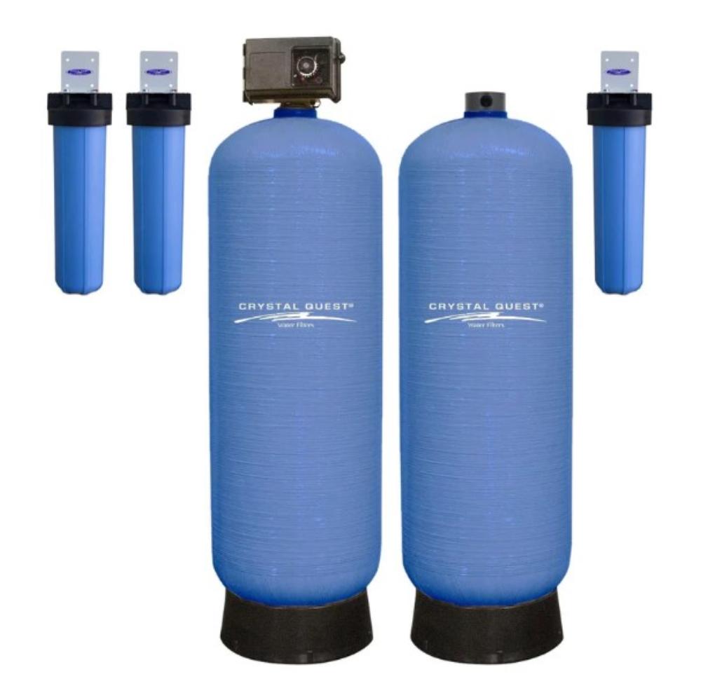 Crystal Quest High Flow Whole House Water Filter With Anti-scale 35 GPM (6+ Bathrooms) Eagle