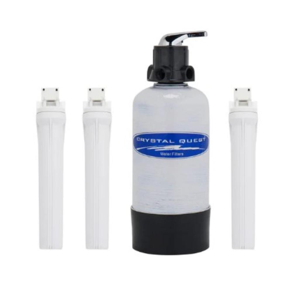 Crystal Quest EAGLE® 1,000 Mid-Size Whole House Water Filter + Alkalizer (11 Stages) Fiberglass Manual