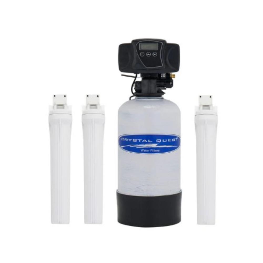 Crystal Quest EAGLE® 1,000 Mid-Size Whole House Water Filter + Alkalizer (11 Stages) Fiberglass Automatic