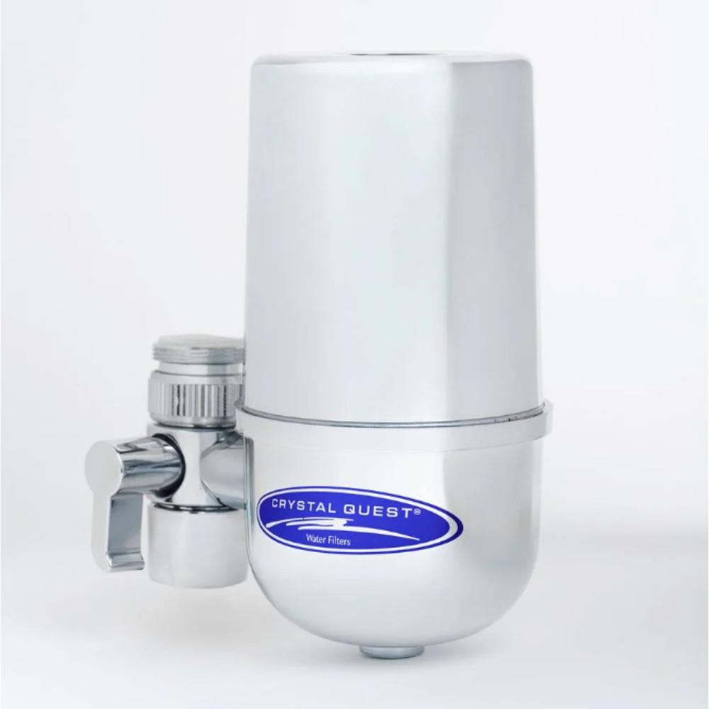 Crystal Quest Faucet Mount Water Filter System (6 Stages) Chrome