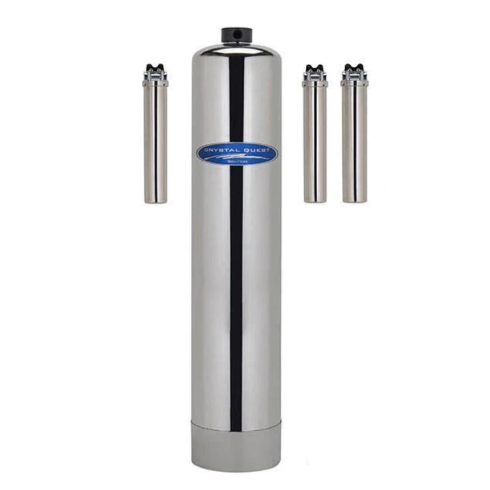Crystal Quest Salt-Free Water Conditioner Stainless Steel