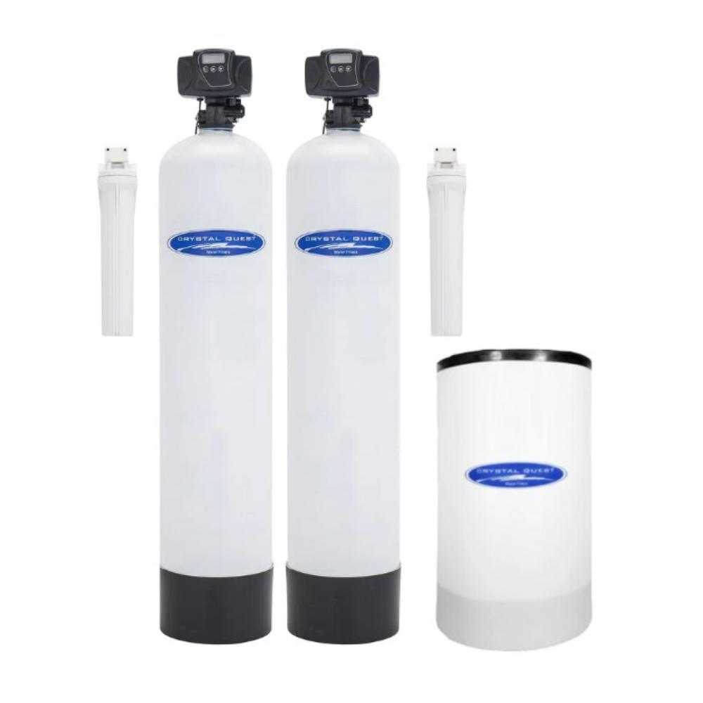 Crystal Quest Sulfate Removal Whole House System with Water Softener Fiberglass