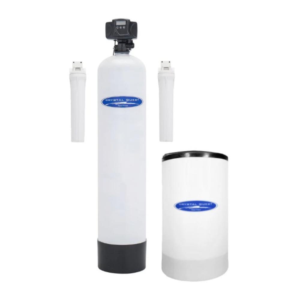 Crystal Quest Whole House Water Softener with Pre/Post Filtration Fiberglass