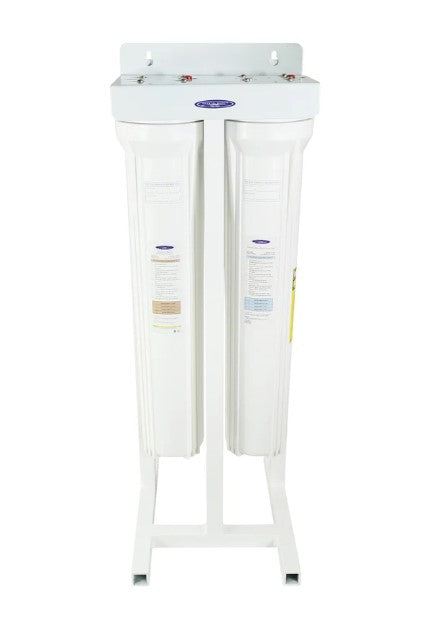 Crystal Quest Mini Whole House Double Water Filter for Arsenic Removal (2-4 GPM | 1-2 people)