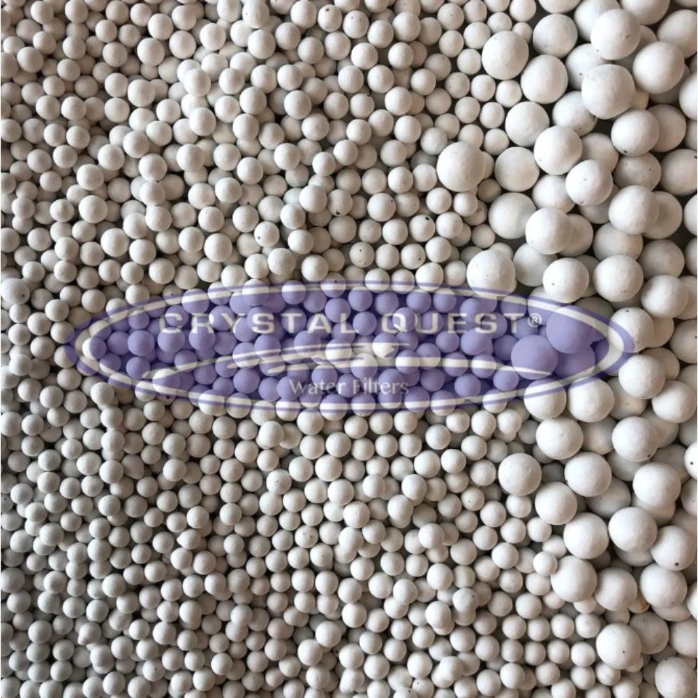 Crystal Quest Filter Media - White Ceramic Balls (per pound)