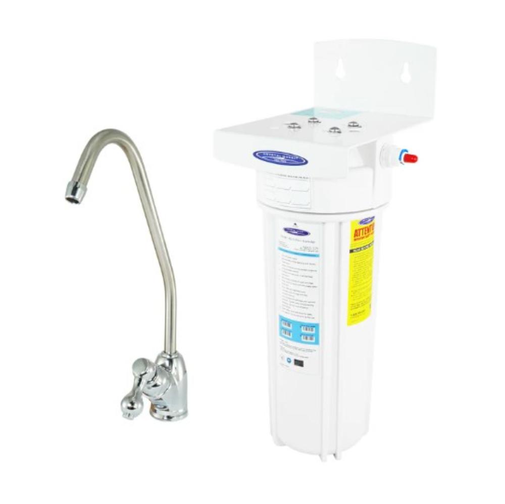 Crystal Quest SMART Under Sink Water Filter System Single