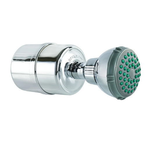 Crystal Quest Shower Head Filter Chrome With Shower Head