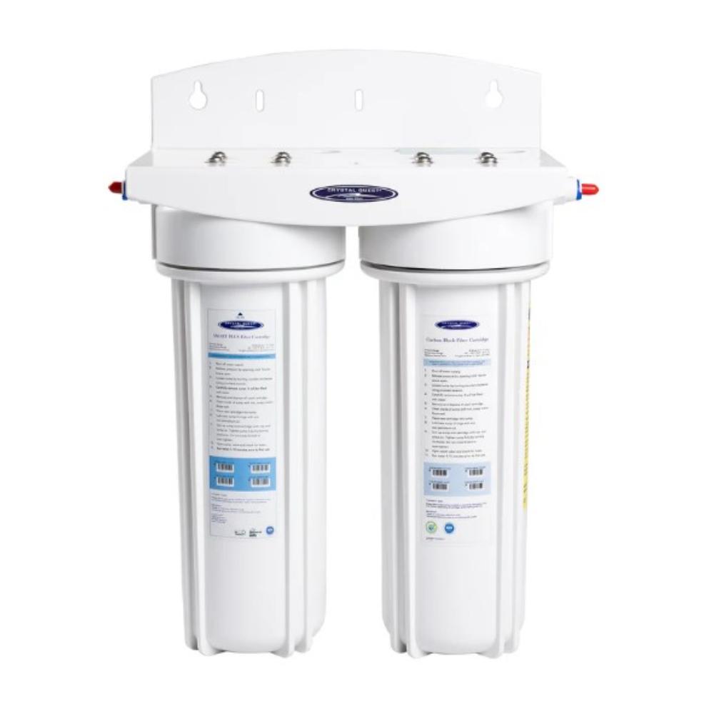 Crystal Quest Voyager Double Inline Water Filter System Filters 30000 gallons Multistage ULTIMATE